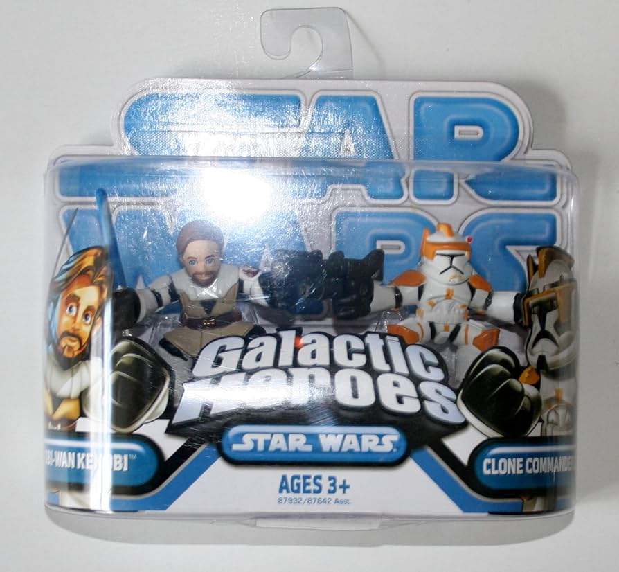 Amazon.com: Star Wars 2009 Galactic Heroes 2-Pack Obi-Wan Kenobi